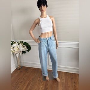 hollister Ultra high rise Dad Light Blue Women's Jeans